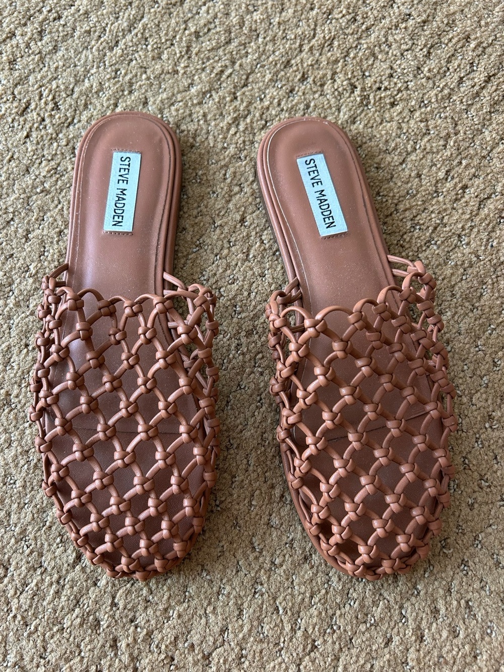 Steve Madden brown mule sandals 10
